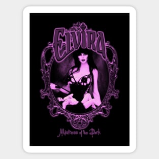 Elvira. Framed Mistress. (Version 3) Sticker